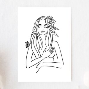Plakat do druku - Kobieta 1
