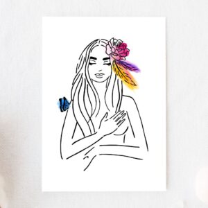 Plakat do druku - Kobieta 5