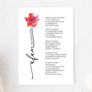 Plakat do druku - Ufam prowadzeniu 1