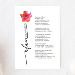 Plakat do druku - Ufam prowadzeniu 2