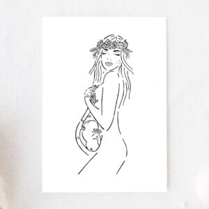 Plakat do druku - Kobieta w ciąży 1