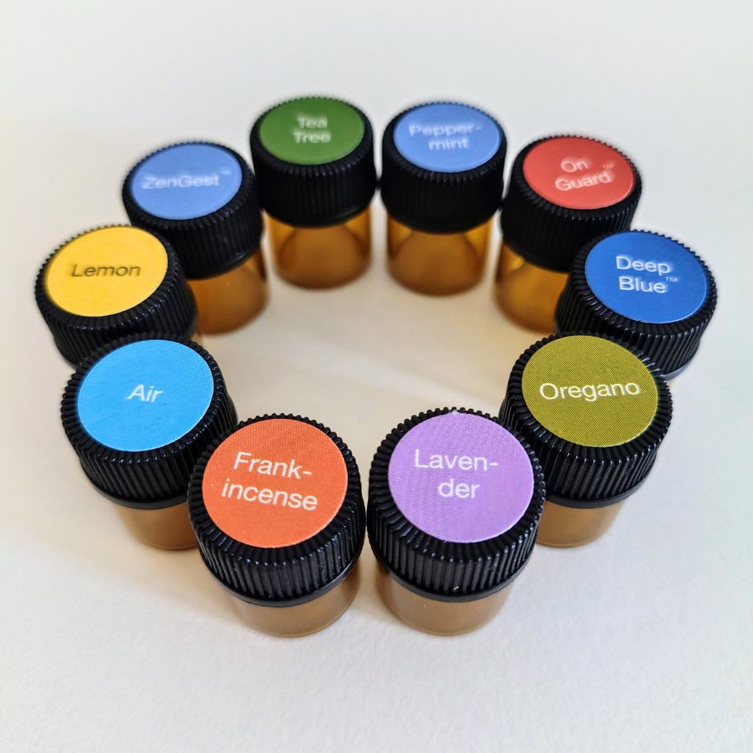 Domowa apteczka - zestaw próbek olejków eterycznych
